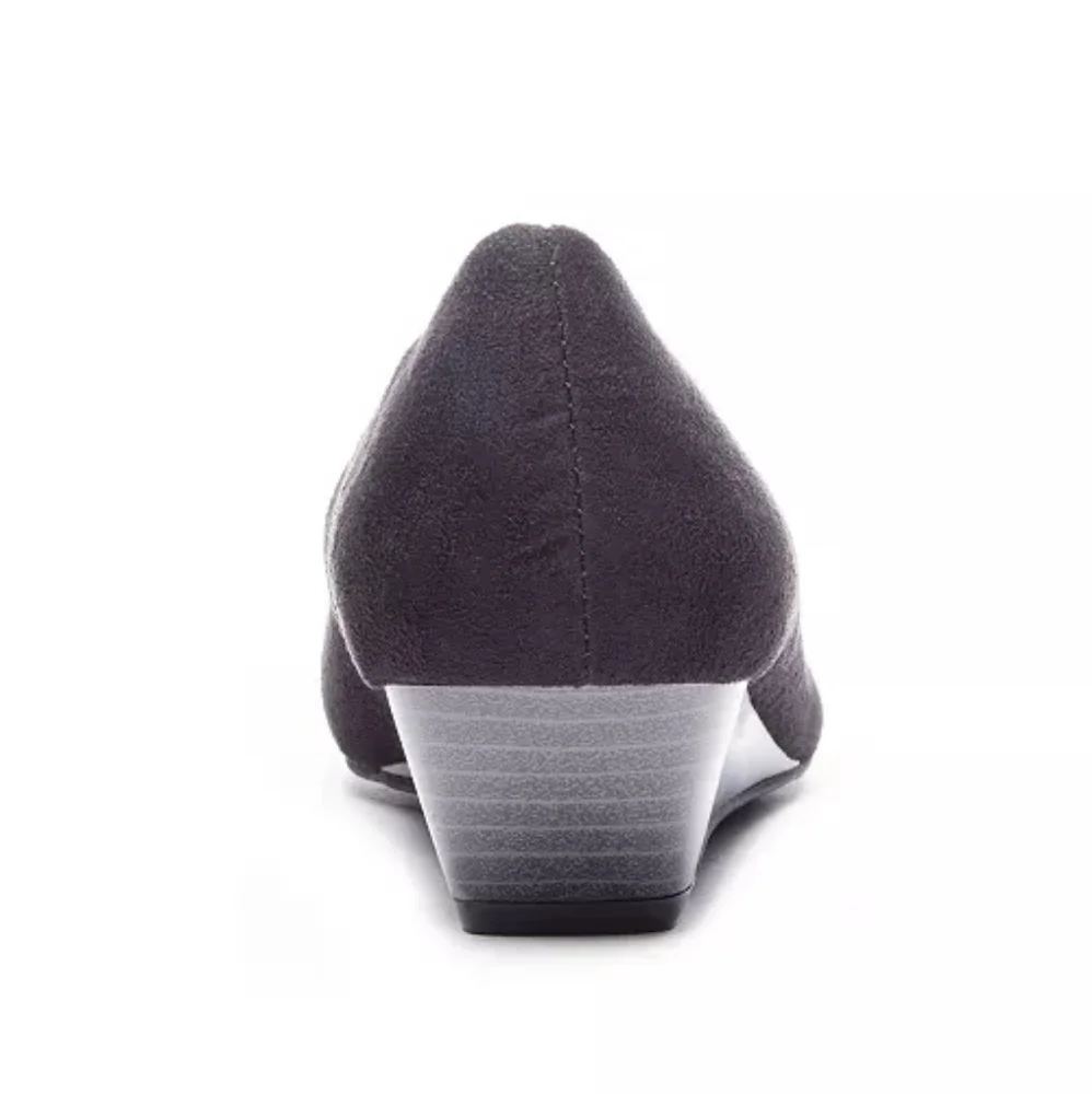 CL by Laundry black Marcie wedges Sz 7.5 - Picture 7 of 7